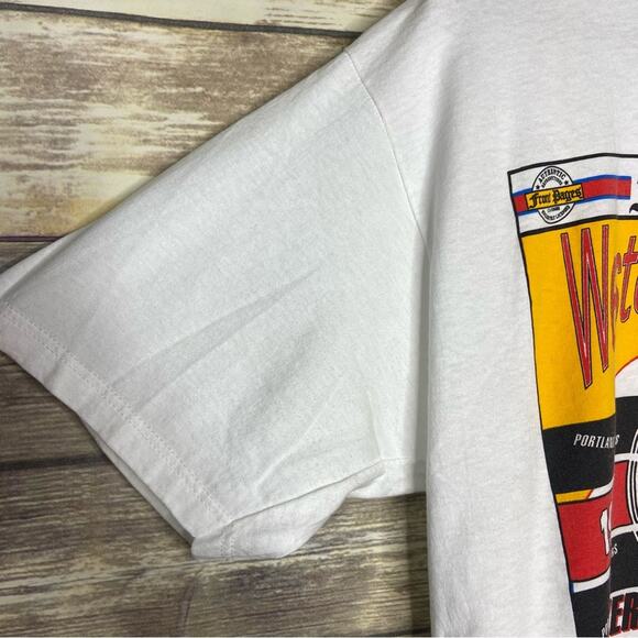 Vintage 1992 Portland Trailblazers L Western Conference t shirt - Picture 3 of 4